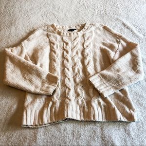 American Eagle | Cream Chenille Sweater